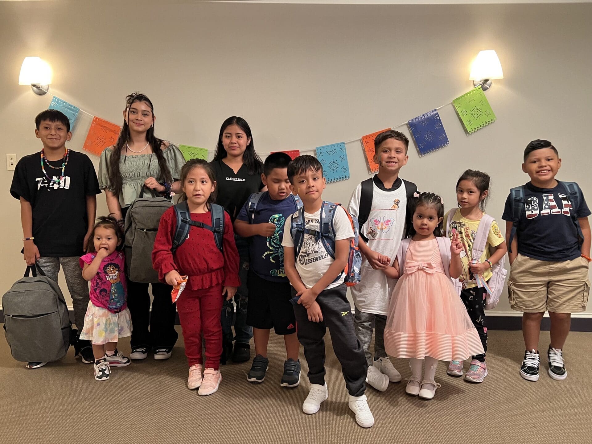 Newark clients at our back to school event