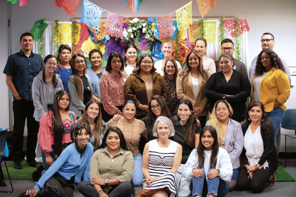 KIND staff and members of OFY agencies at an October 2023 gathering hosted by KIND. The project partners connected in person, shared findings, and celebrated the achievements of the three-year project.